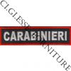 Etichetta ricamata Carabinieri CC